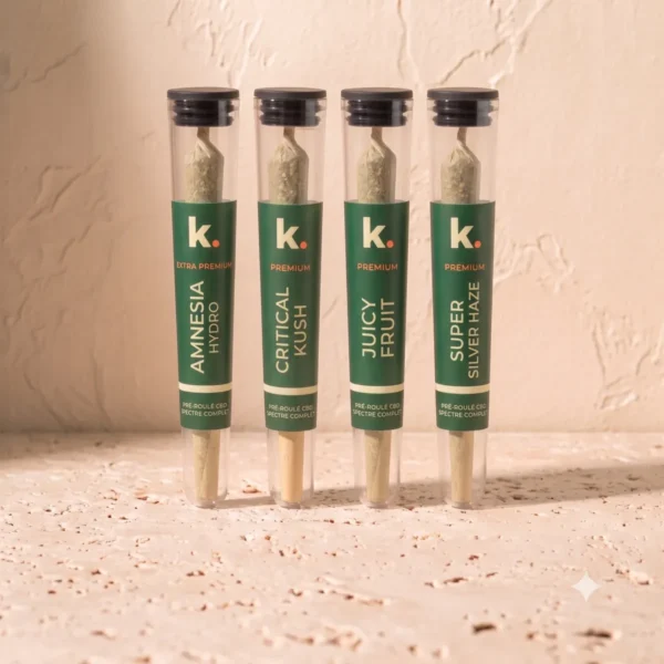 Pack 4 Pré-rolls · CBD classique